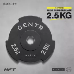 แผ่นน้ำหนัก Interlocking Bumper Plate 2.5 kg - CENTR x HYROX