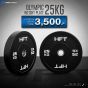 แผ่นน้ำหนัก Bumper plate 25kg