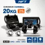 ดัมเบล Dumbbell ดัมเบลปรับน้ำหนัก สีดำ 20 Kg. มีกล่องแถมฟรีข้อต่อ 