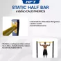 HFT Exercise Static Bar รุ่น Light Series บาร์โหนตั้งพื้นฝึก Calisthenics / Pull-Up / Muscle-Up ที่ครบที่สุดในงบไม่เกิน 4,000