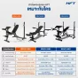 ม้านั่งยกน้ำหนักพร้อมที่วางบาร์เบล รุ่น MB5 จาก Homefittools