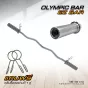 บาร์โอลิมปิค Olympic EZ-Bar 150 cm แกนบาร์เบล 2 นิ้ว สำหรับเวทเทรนนิ่งที่จับถนัดและมั่นคง
