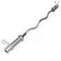 บาร์โอลิมปิค Olympic EZ-Bar 150 cm แกนบาร์เบล 2 นิ้ว สำหรับเวทเทรนนิ่งที่จับถนัดและมั่นคง