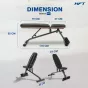 ม้านั่งออกกำลังกาย P5 Weight Bench ม้านั่งยกเวทปรับระดับได้ 6 ระดับ พับเก็บได้ แข็งแรงทนทาน