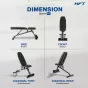 ม้านั่งออกกำลังกาย P5 Weight Bench ม้านั่งยกเวทปรับระดับได้ 6 ระดับ พับเก็บได้ แข็งแรงทนทาน