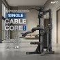 SINGLE CABLE CORE PLUS เครื่องเคเบิลออกกำลังกายสำหรับโฮมยิม ขนาดกะทัดรัด แข็งแรงด้วยแผ่นน้ำหนักเหล็ก