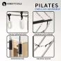 Pilates Reformer & Cadillac อุปกรณ์พิลาทิส รีฟอร์เมอร์ ไม้ยางพาราประสาน - Homefittools