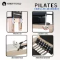 Pilates Reformer & Cadillac อุปกรณ์พิลาทิส รีฟอร์เมอร์ ไม้ยางพาราประสาน - Homefittools