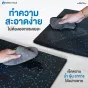 แผ่นยางปูพื้น แผ่นปูพื้นกันกระแทก Rubber Tiles B1 Premium แผ่นพื้นฟิตเนส หนา 2 ซม.