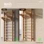 Stall Bar Wood Basic บันไดติดผนังโครงไม้สน รับ 100 กก.