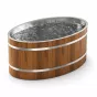 Ice Bath Tub Wood tub Lying รุ่น WTY1 อ่างแช่น้ำเย็นทรงนอน ภายนอกไม้ Red Cedar ภายในสแตนเลส 304