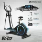 เครื่องเดินวงรี Elliptical 2 ระบบ นั่งปั่น ยืนปั่น อีลิปติคัล 2in1 รุ่น EL-02 | Homefittools