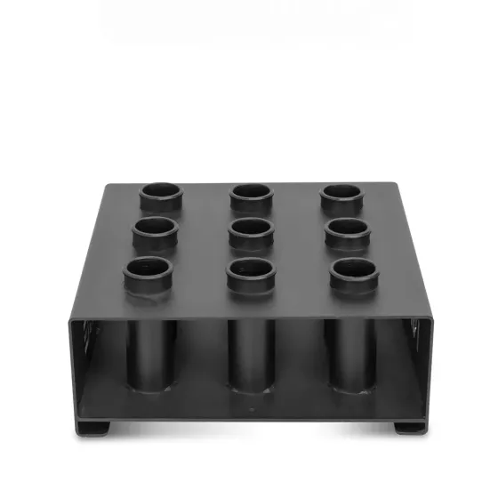 BARBELL HOLDER 9 ช่อง Homefittools ช่องเก็บคานบาร์เบลโอลิมปิค แข็งแรงพิเศษ เหล็กหนา 9 มม