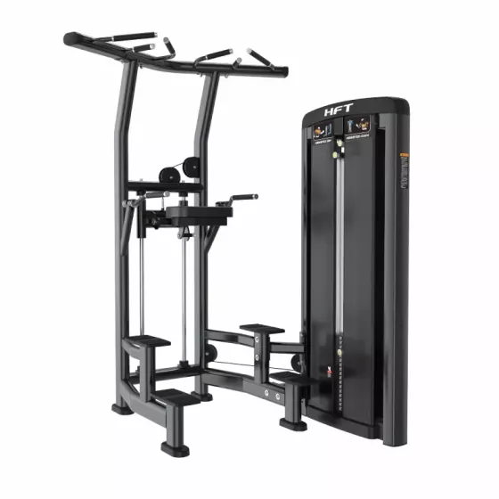 เครื่อง Dip Chin Assist DDJ10 เครื่องช่วยดึงข้อ–ดันอก Pin-Load Commercial สำหรับฟิตเนสมืออาชีพ