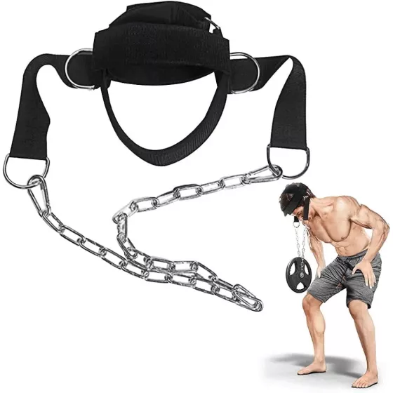 อุปกรณ์ บริหารคอ ที่เล่นคอ เล่นกล้ามเนื้อคอ Neck Weight Lifting เหมาะกับนักกีฬา มวยปล้ำ ยูโด ยิวยิตสู ไอคิโด เทควันโด มวยไทย มวยสากล