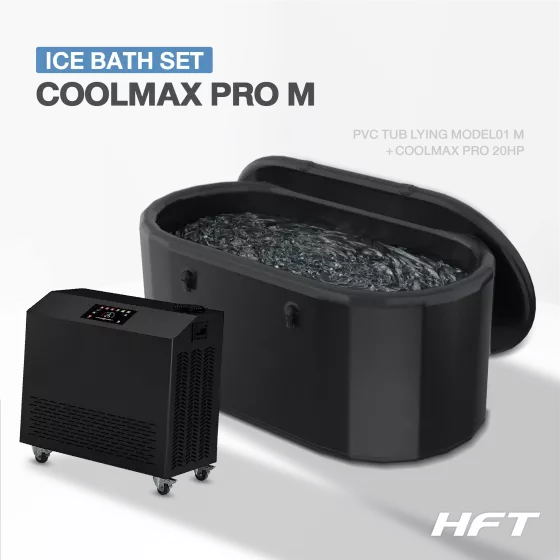 Ice Bath PVC TUB LYING รุ่น TL01M + Chiller COOLMAX PRO 2.0HP (อ่างแช่น้ำเย็นและเครื่องทำความเย็น)