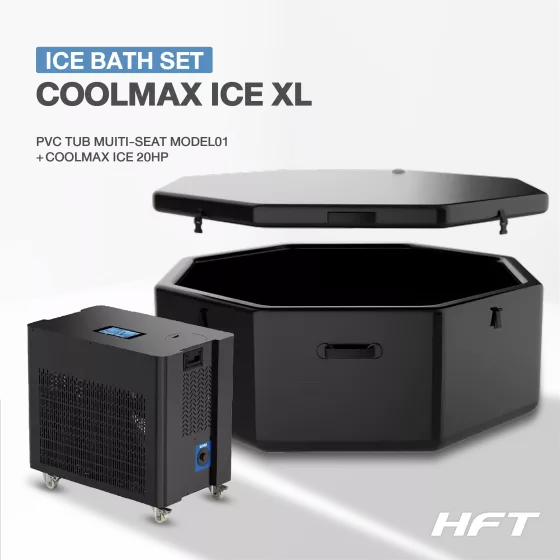 Ice Bath PVC TUB Muiti-Seat รุ่น TL01XL + Chiller COOLMAX ICE 2.0HP (อ่างแช่น้ำเย็นและเครื่องทำความเย็น)