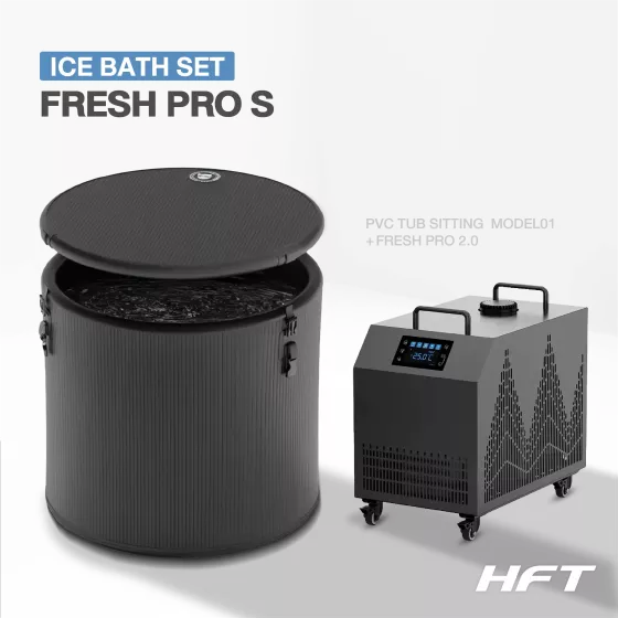 Ice Bath PVC TUB SITTING  รุ่น TS01S + Chiller FRESH PRO 2.0 (อ่างแช่น้ำเย็นและเครื่องทำความเย็น)
