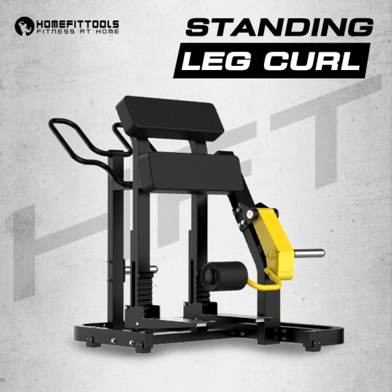 เครื่องออกกำลังกายขา Standing Leg Curl Machine เครื่องบริหารขา กระชับต้นขา บริหารกล้ามเนื้อขา ลดไขมันต้นขา