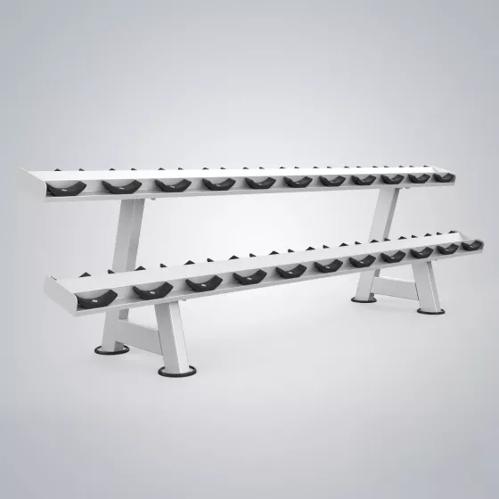 Dumbbell Rack FGX77J – ชั้นวางดัมเบล 11 คู่ แบบเอียง แข็งแรง ปลอดภัย เหมาะสำหรับทุกฟิตเนส