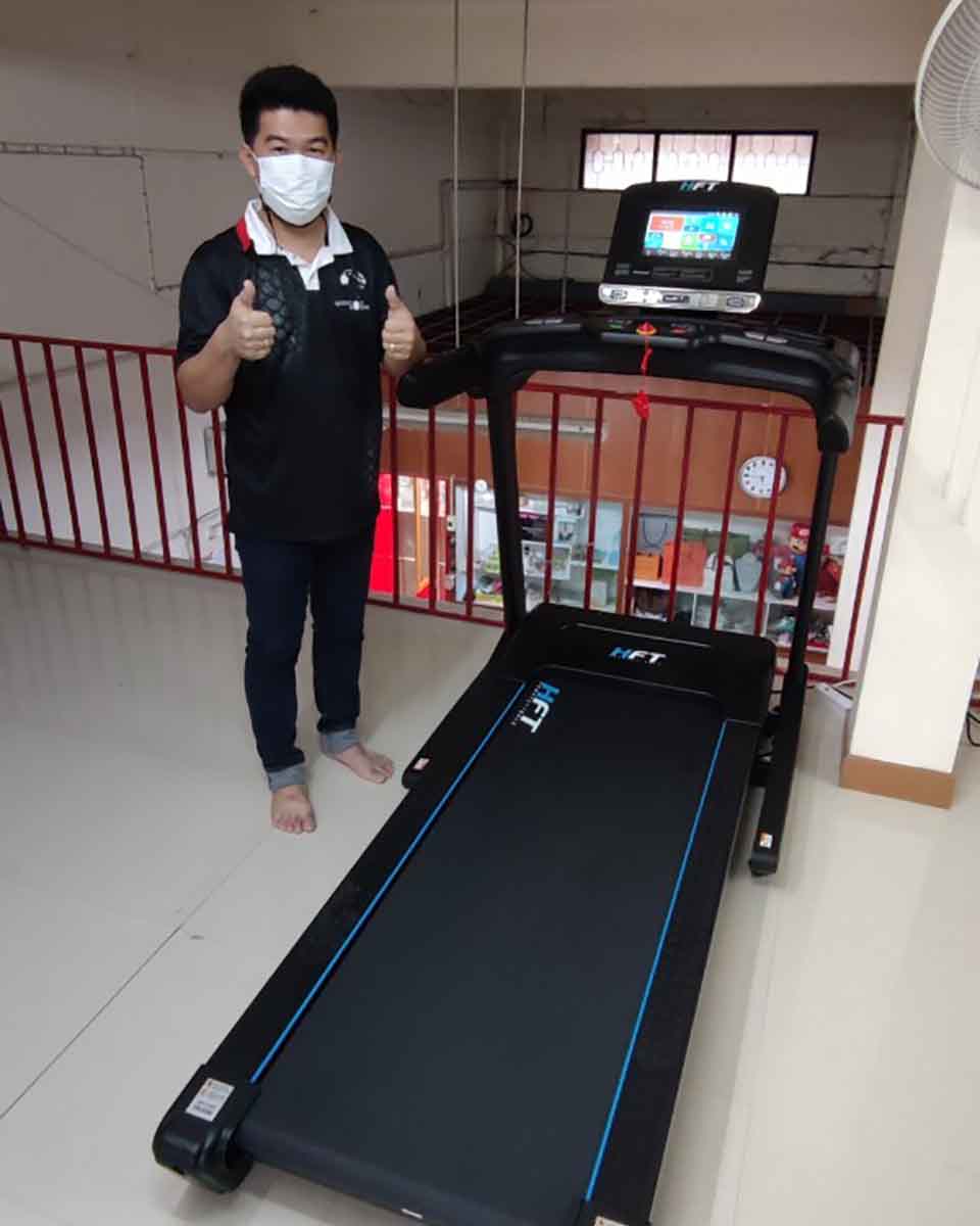 รีวิวลู่วิ่งไฟฟ้า รุ่น X20S ลู่วิ่งออกกำลังกาย ที่พักเท้าเสริมยางกันลื่น ลู่วิ่งมอเตอร์ฟิตเนส