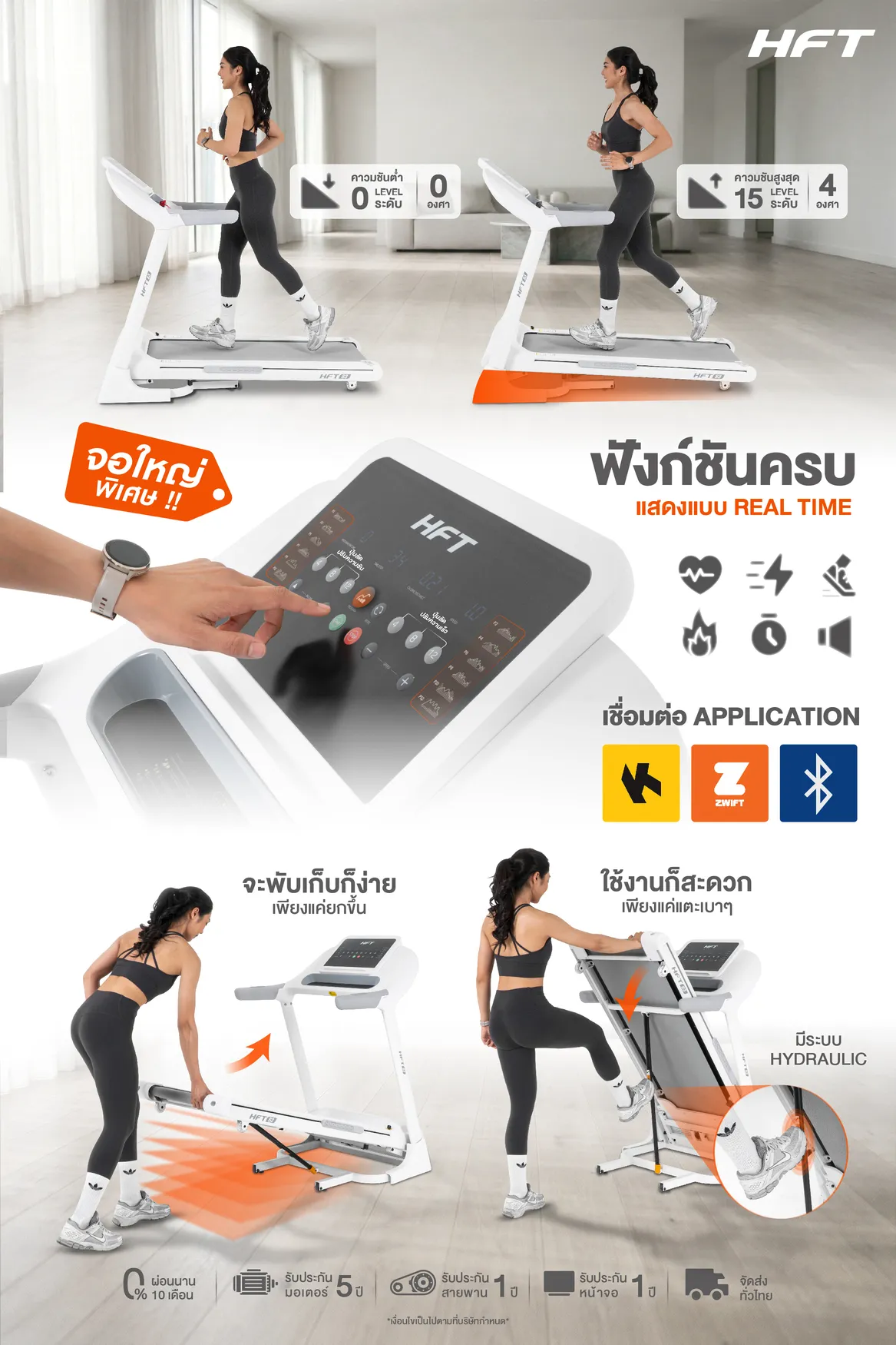 Spec Sheet ลู่วิ่งไฟฟ้า S3 HFT 1
